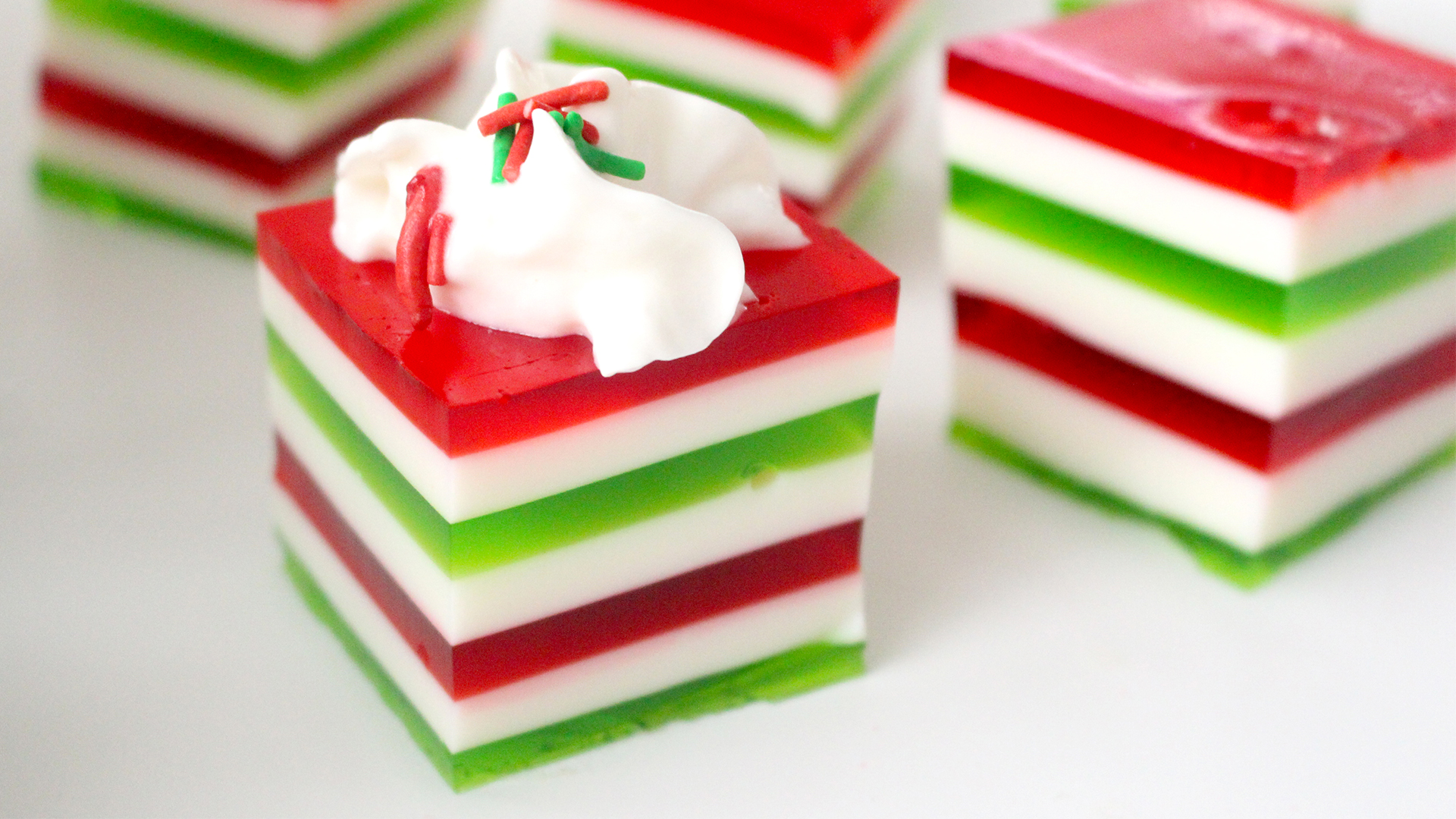 Pankobunny Red And Green Christmas Jellies クリスマス色のゼリー