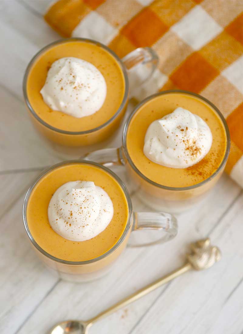 pumpkin panna cotta