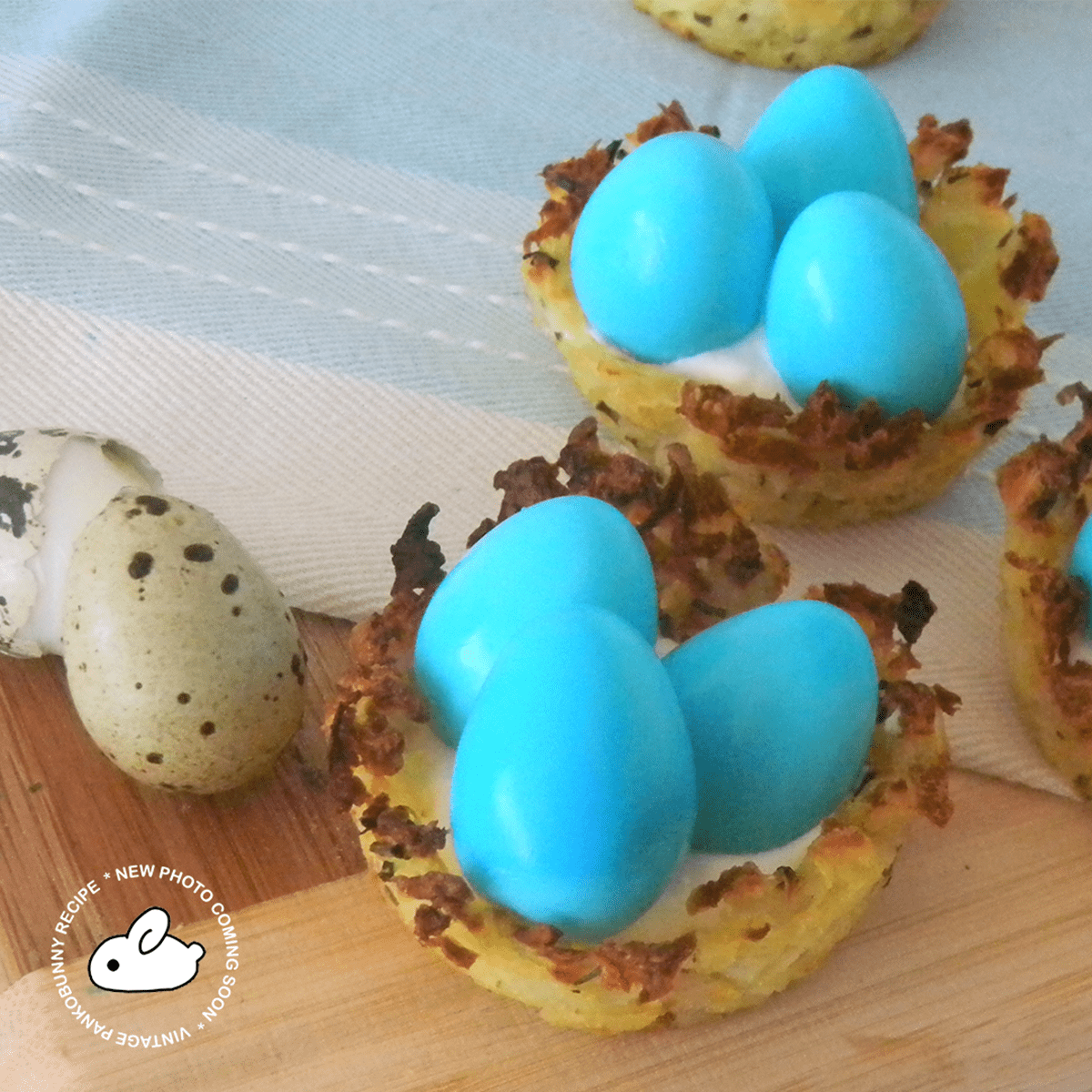 Baked Potato Nests - Pankobunny