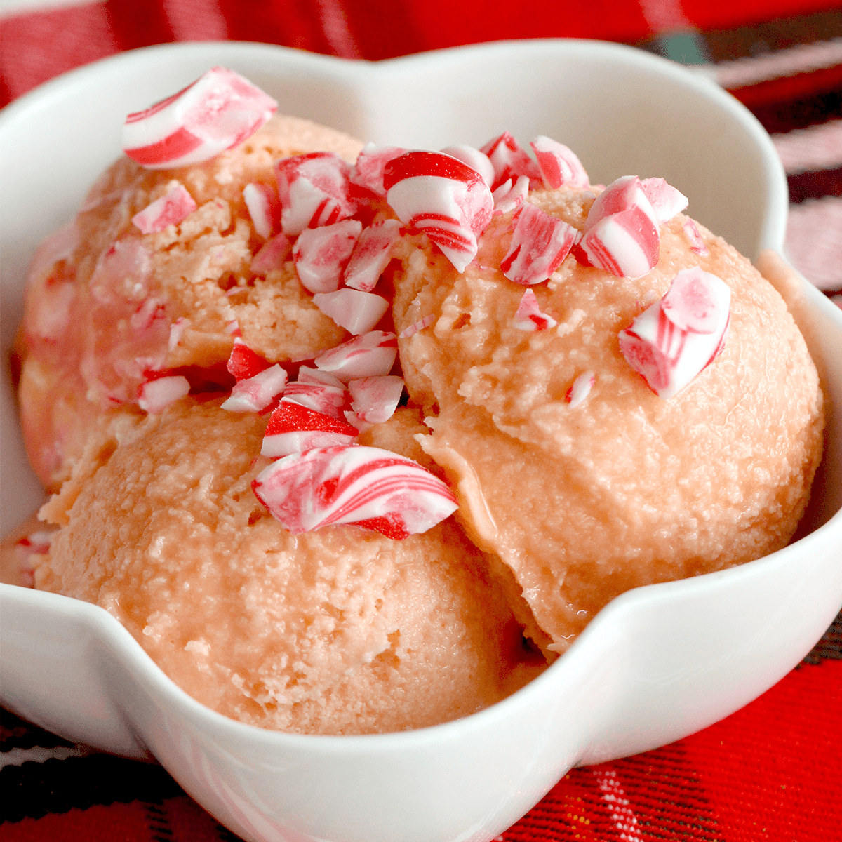 Candy Cane Ice Cream (NoChurn!!) Pankobunny