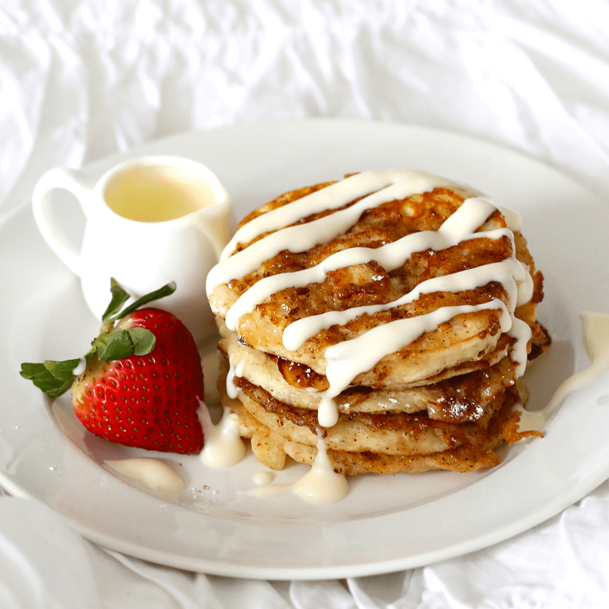 Easy Cinnamon Roll Pancakes Pankobunny Cinnamon Roll Pancake 1200