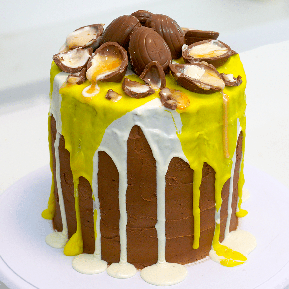 Creme Egg Cake - Pankobunny