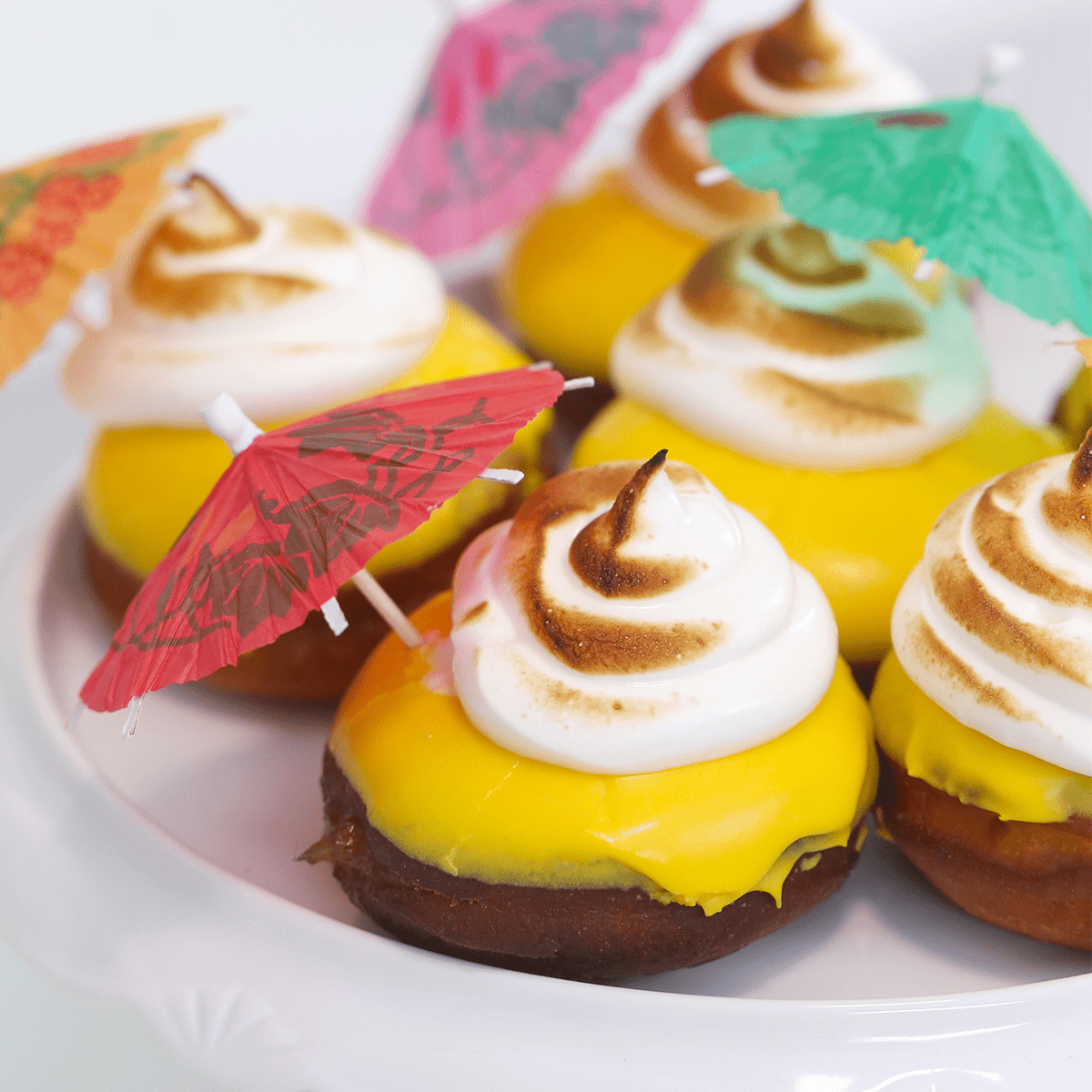 DIY Dole Whip Donuts From Disneyland - Pankobunny
