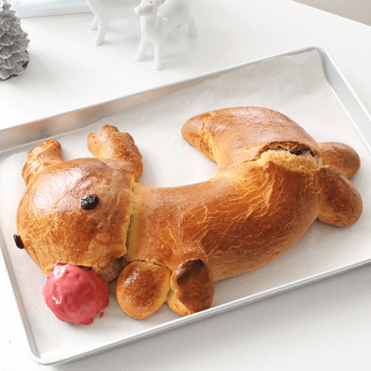 Dancing Reindeer Brioche - Pankobunny