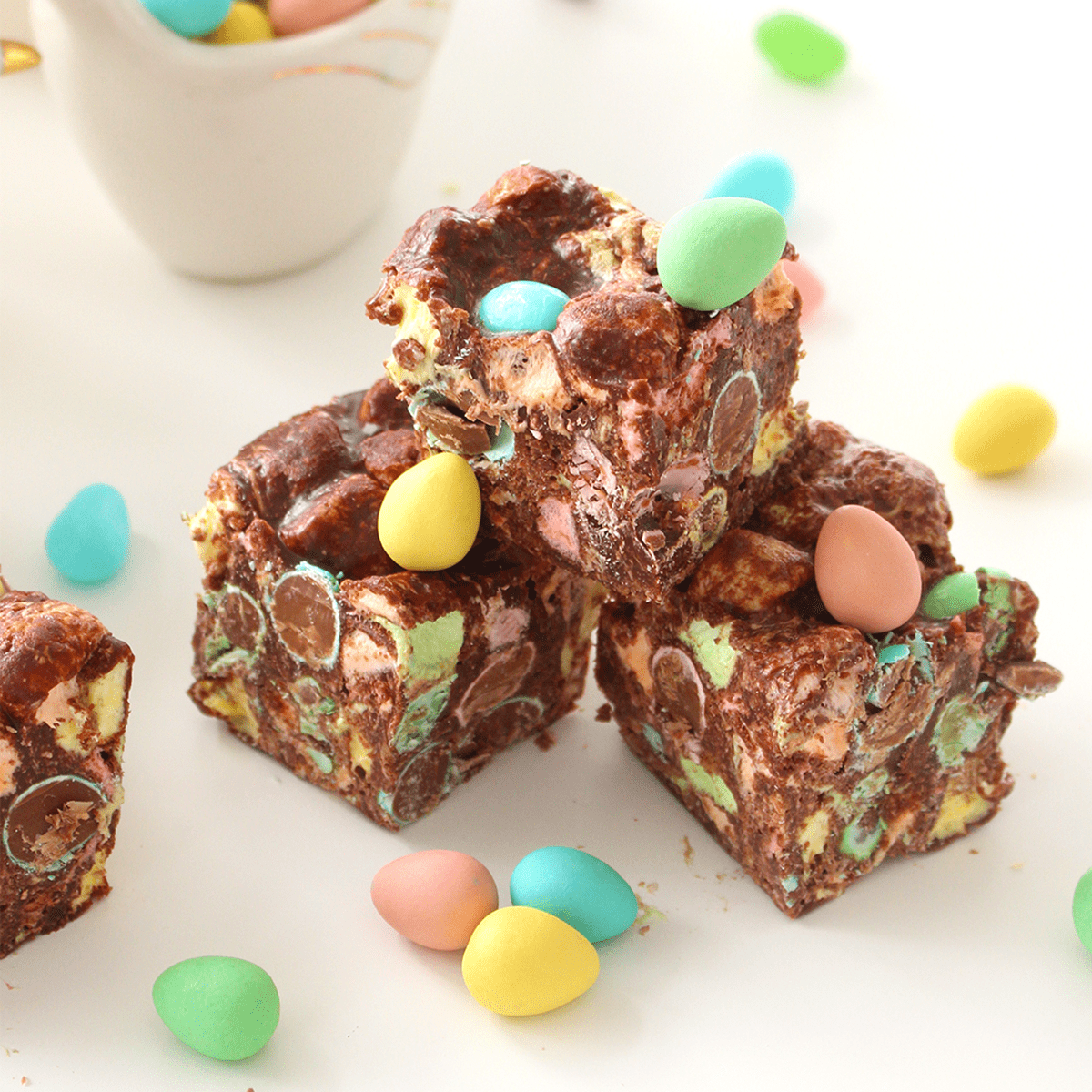 Mini Egg Fudge Pankobunny