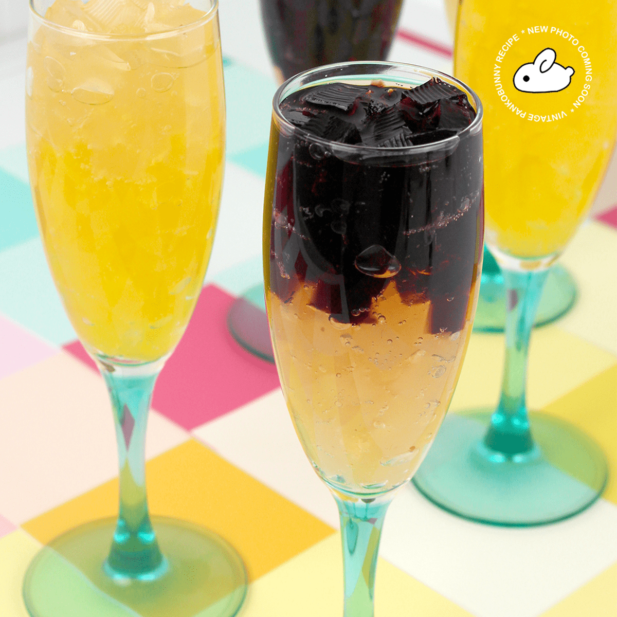 New Year's Champagne Jellies - Pankobunny
