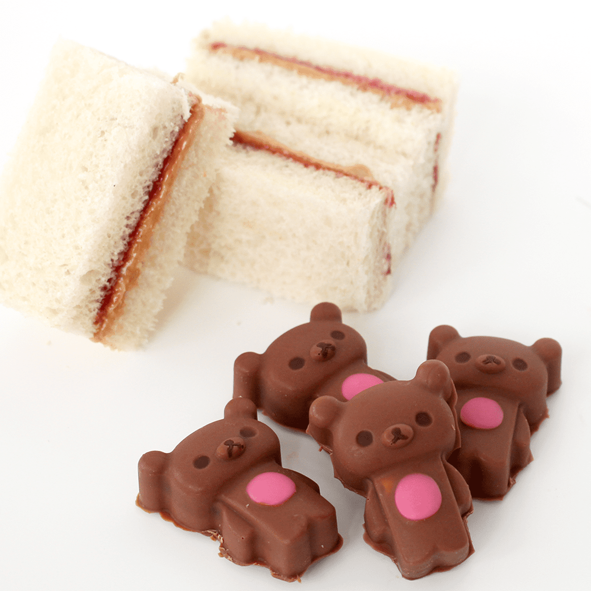 Peanut Butter & Jelly Sandwich Chocolates Pankobunny