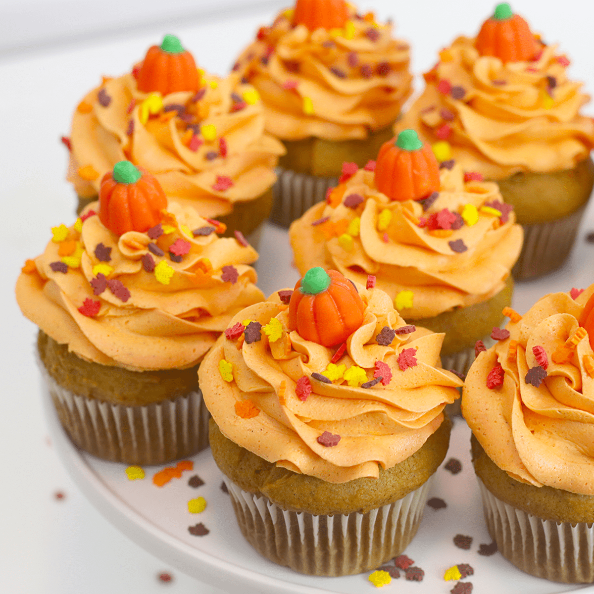 Pumpkin Spice Cupcakes - Pankobunny