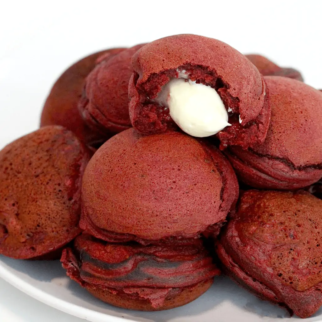 Red Velvet Mini Pancakes 1200