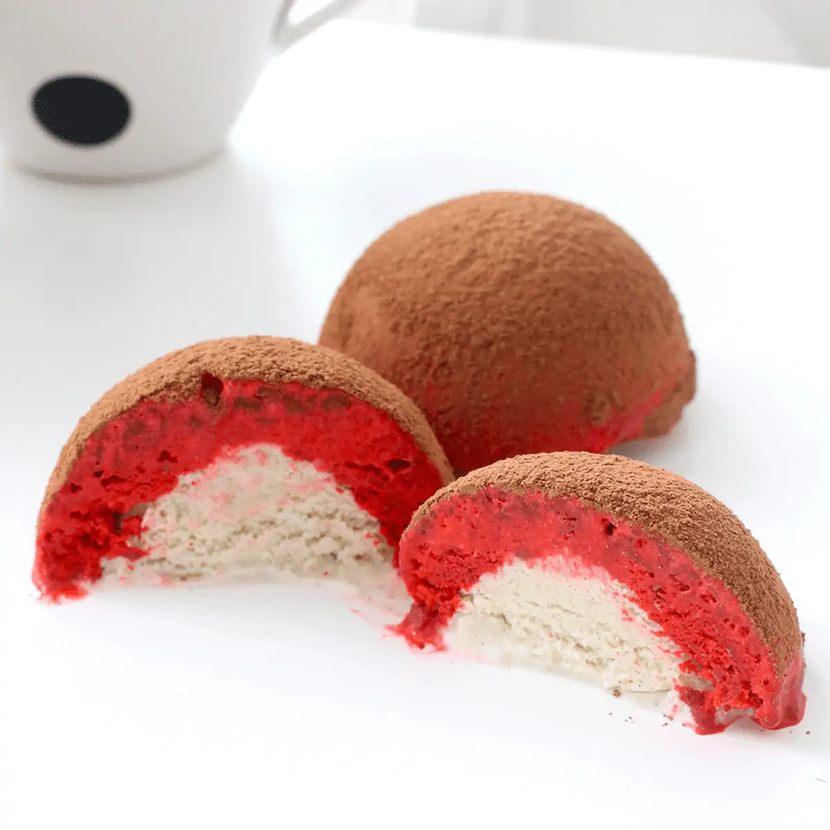 Red Velvet Tartufo Ice Cream 1200