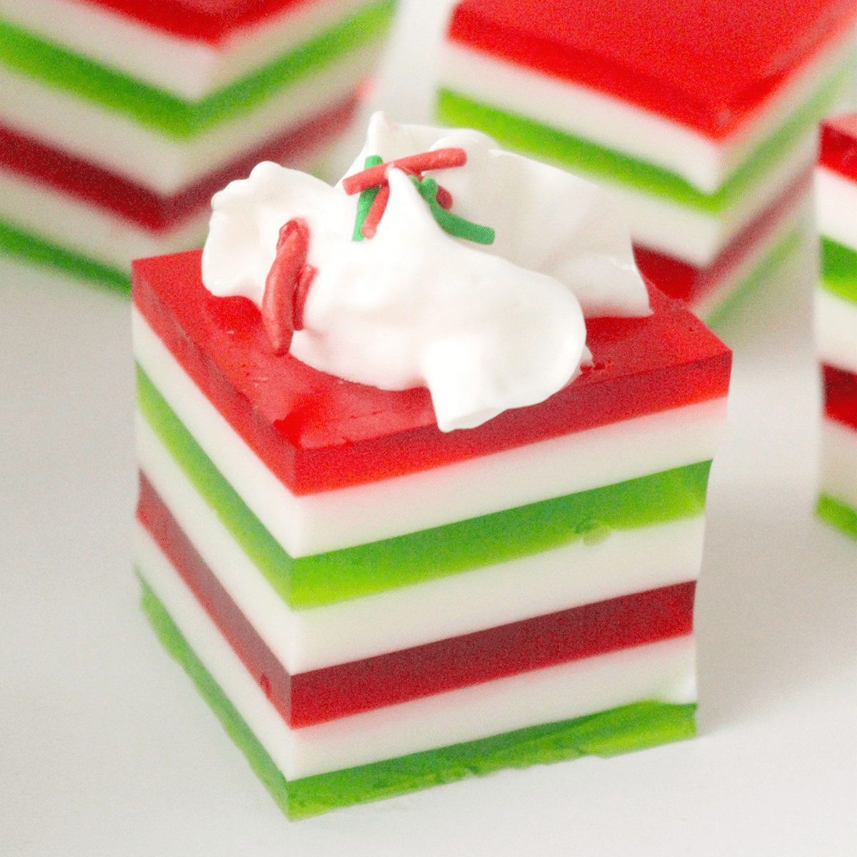Red and Green Christmas Jellies - Pankobunny