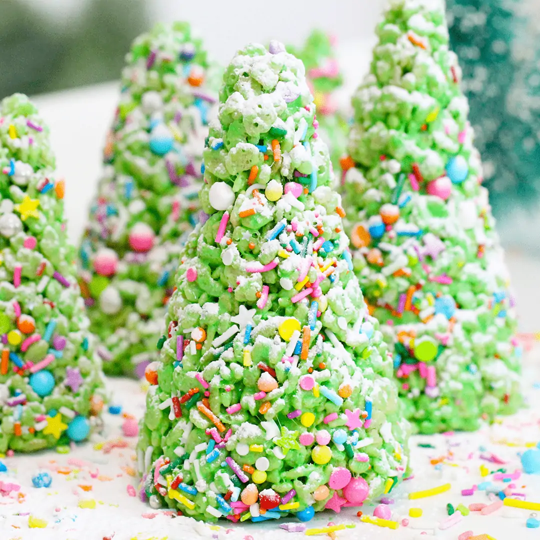 Rice Krispies Christmas Trees