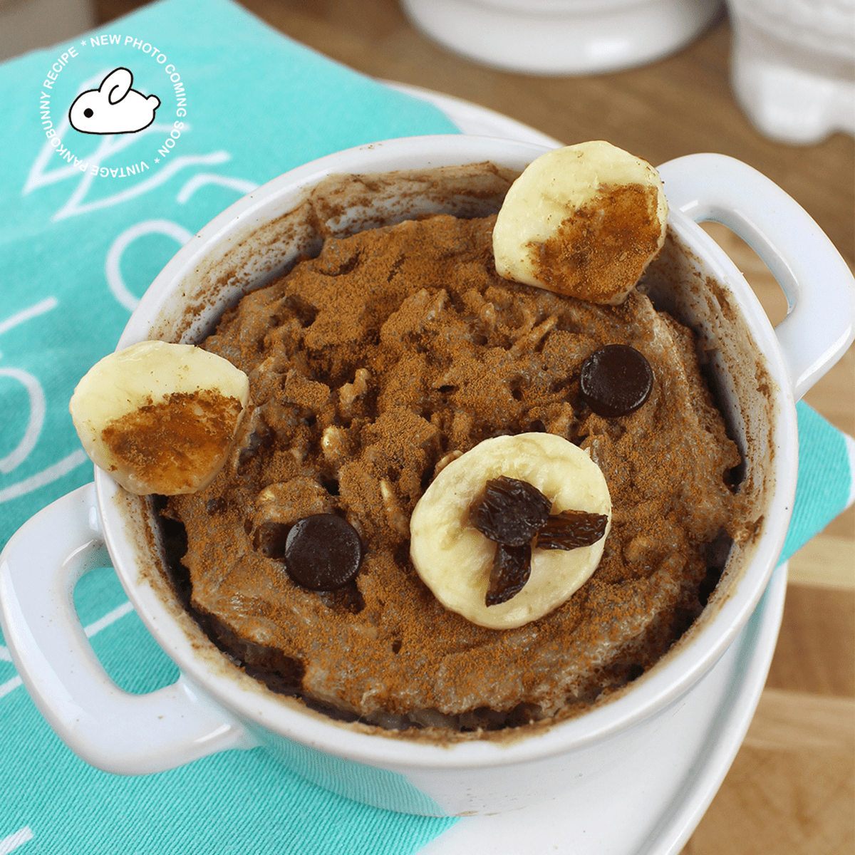 Rilakkuma Banana Bread Oatmeal - Pankobunny