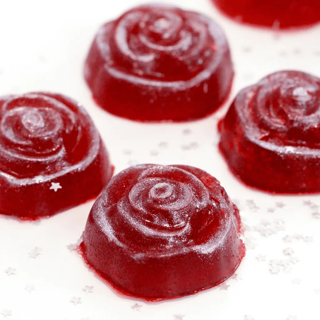 Rose Champagne JELLO SHOTS Valentines Day Recipes 1200