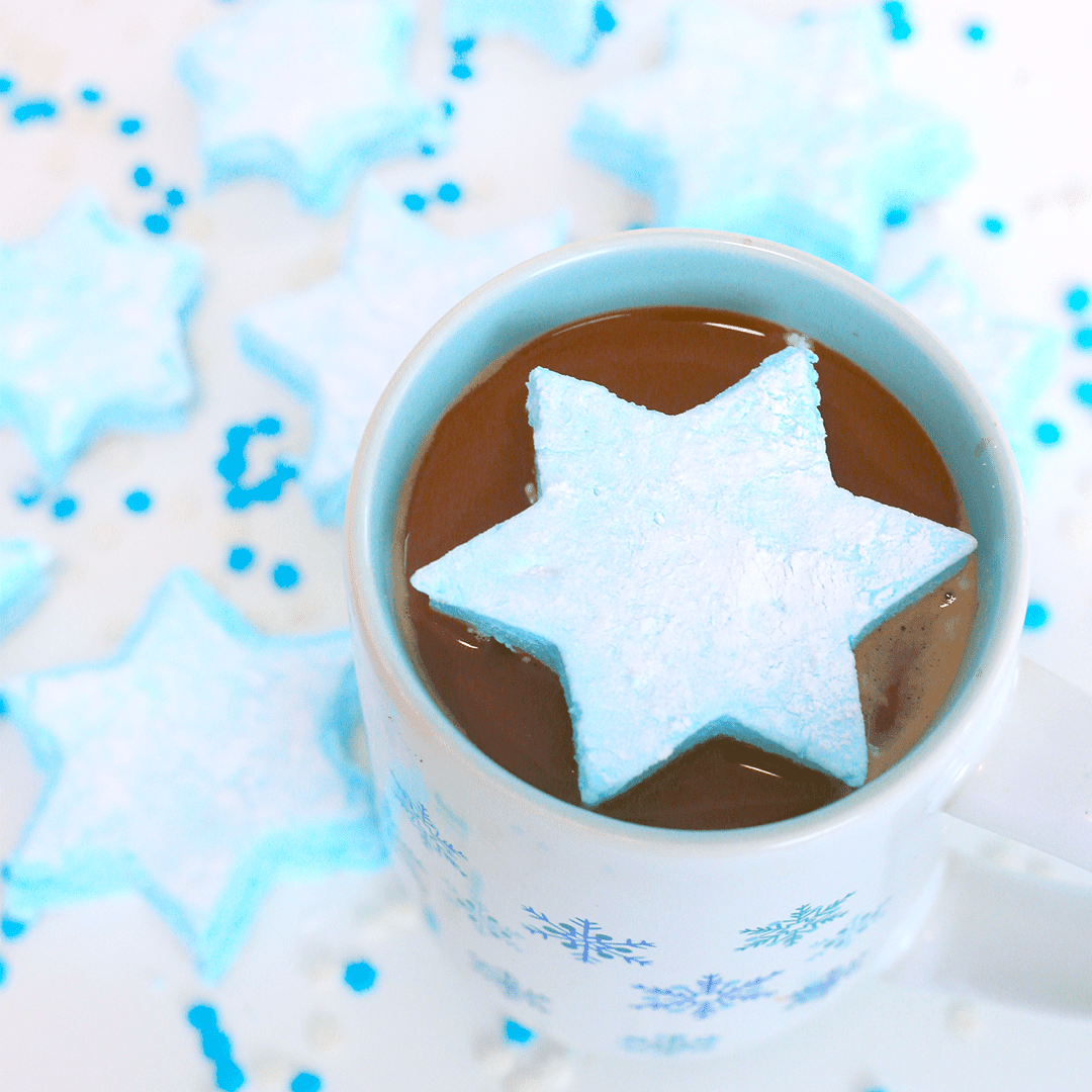 Star of David Marshmallows for Hanukkah - Pankobunny