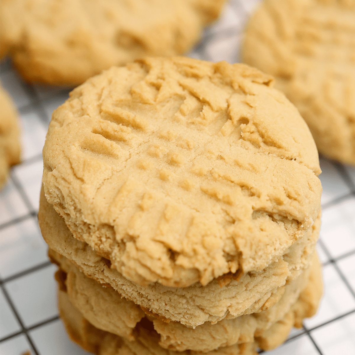 Homemade Peanut Butter Cookies - Pankobunny