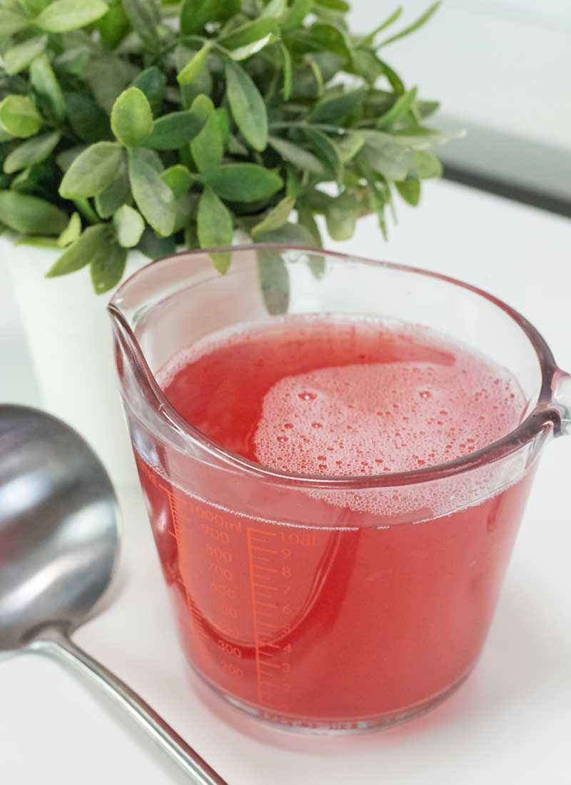 add gelatin to watermelon lemonade