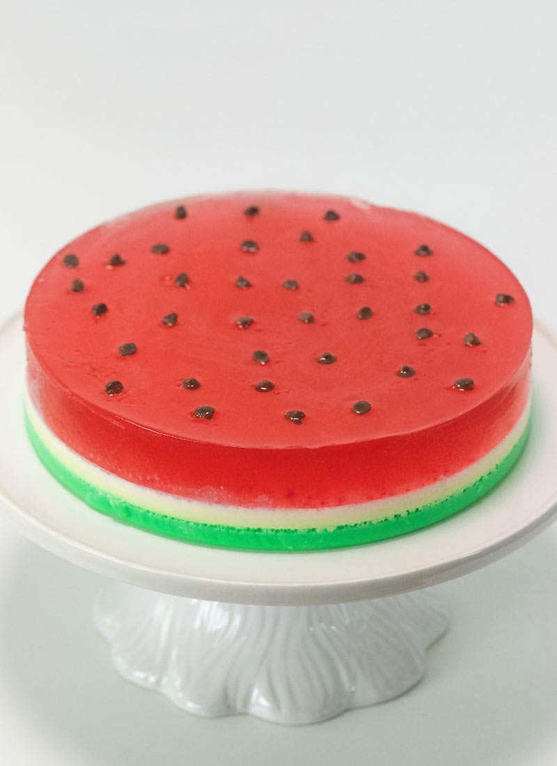 unmold watermelon jelly