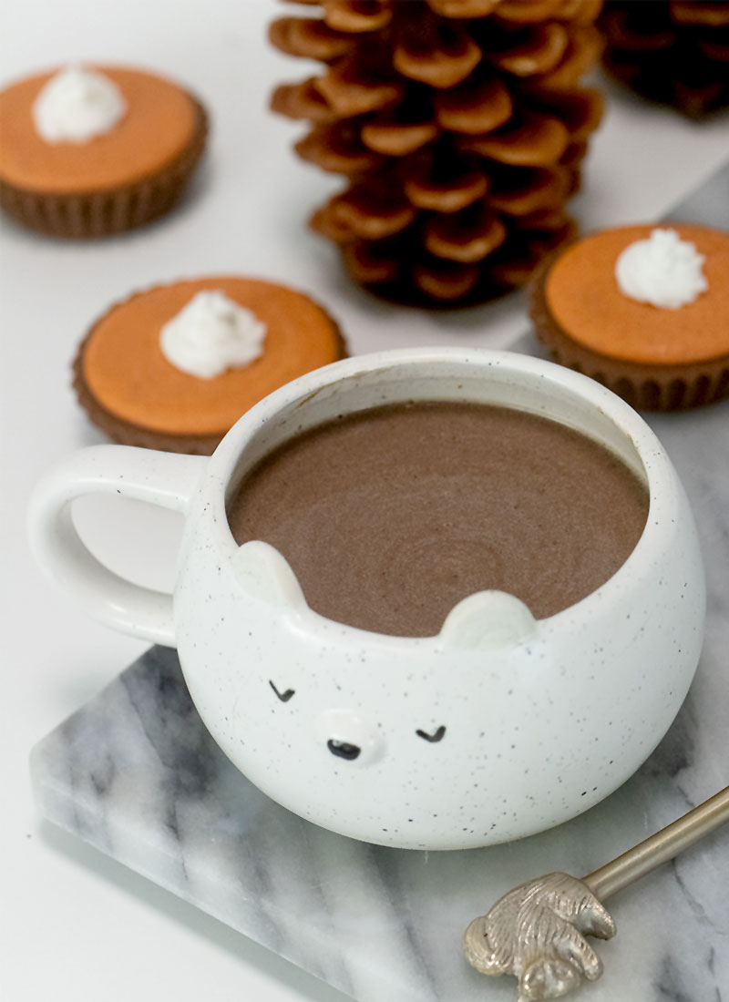 pumpkin pie hot chocolate