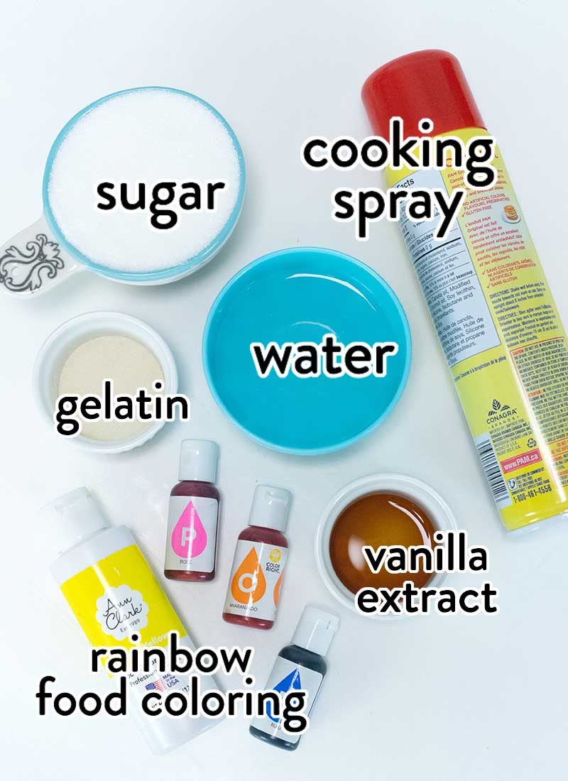 rainbow marshmallows ingredients