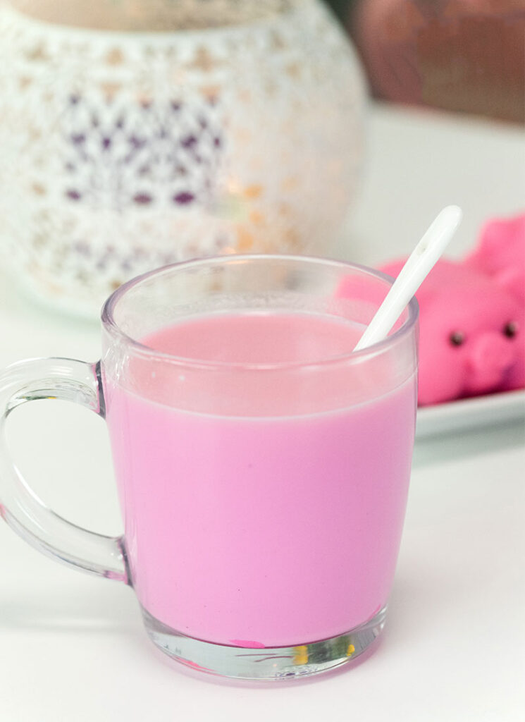 pink hot chocolate