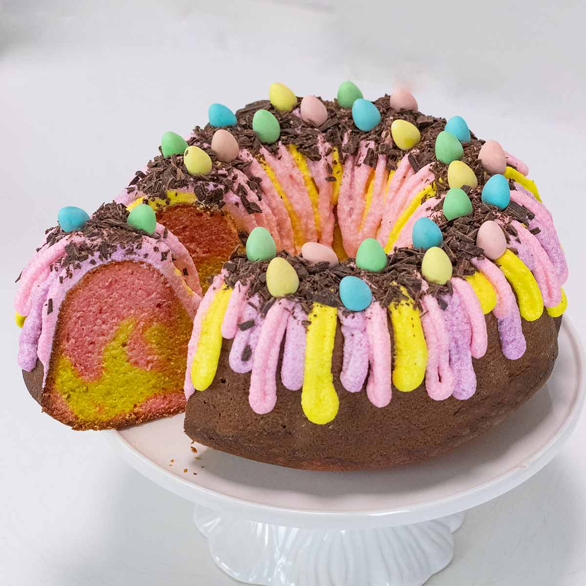 Easter Bundt Cake - Pankobunny